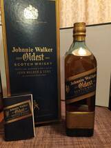 Johnnie Walker ジョニーウォーカー ブルーラベル オールデスト スコッチウイスキー 750ml 43％ 化粧箱(被せ蓋の下部が一部破損)_画像1