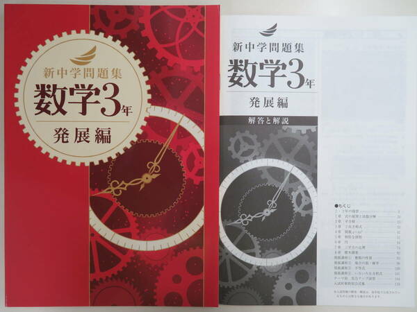 ★新品・2024最新版★　新中学問題集【発展編】　数学３年