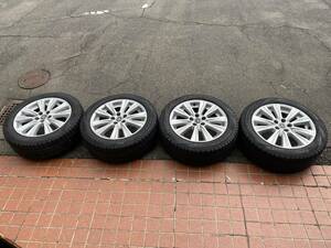 235/50 R18 アルファード30系 純正アルミホイール　PIRELLI ICE ASIMMETRICO　1シーズン使用 付き ４本セット