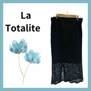 LaTotalite ラトータリテ　スカート　Sサイズ　ネイビー　タイト