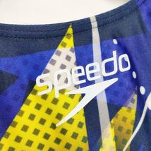 ○★新品 未使用 SPEEDO フレックスシグマ2 定番練習用水着 イエロー S○●_画像4