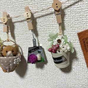 ねこ♪♪7連オーナメント♪羊毛フェルト☆ハンドメイド♪ミニチュア♪ガーランド②の画像7