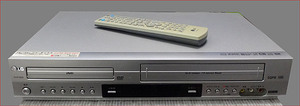 Bana8◆DVD再生OK/ジャンクで◆LG DVCR-B200 ビデオ一体型DVDプレーヤー リモコン付き 2006年製