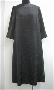Bana8・衣類◆CHRISTIAN AUJARD/クリスチャンオジャール ワンピース 花柄 黒 サイズ:9AT フォーマルにも
