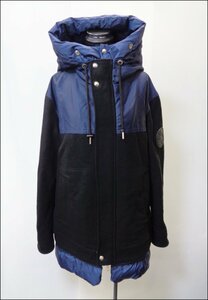 Bana8・衣類◆DIESEL/ディーゼル 2way コート アウター Mサイズ 黒/紺 上着