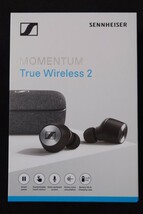 ゼンハイザー　MOMENTUM True Wireless 2 ブラック ワイヤレスイヤホン Bluetooth BLACK_画像1