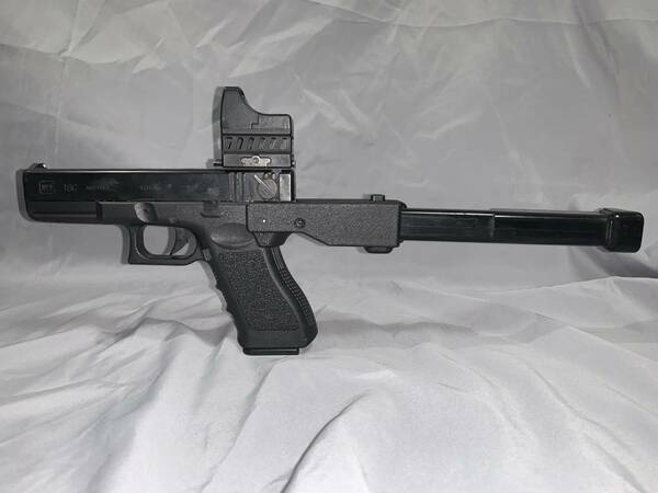 電動ハンドガン　G18C用　100連マグストックアダプター