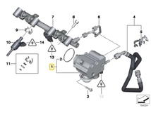 プジョー BMW MINI 純正 高圧燃料 ハイプレッシャー ポンプ R55 R56 R57 R58 R59 R60 後期 etc 1675941380 13517592429_画像9