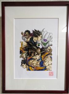 ドラゴンボール 鳥山明 複製原画 孫悟空　孫悟飯　ピッコロ　ベジータ　クリリン　ミスターサタン