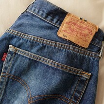 スペイン製 Levi's 501濃紺ジーンズ/デニムパンツ 古着/実寸W36L28【YLV2074】_画像2