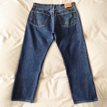 スペイン製 Levi's 501濃紺ジーンズ/デニムパンツ 古着/実寸W36L28【YLV2074】_画像4