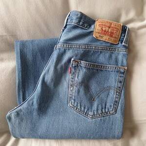 2010年製造 Levi's 550ワイドジーンズ/デニム 古着/W31L32【YLV2094】