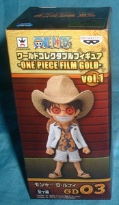 ワンピース ワールドコレクタブルフィギュア ーONE PIECE FILM GOLD 1ー ルフィ