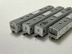 【中古品】鉄道コレクション JR 205系600番代 宇都宮線 4両セット 鉄コレ