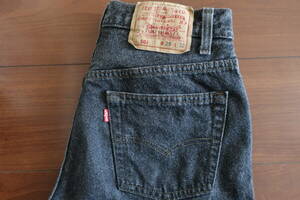 ★Levi’s 501 先染め ブラックデニム Size29 USA製 90s ビンテージ★