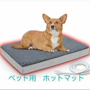 ペット用ホットマット　ホットカーペット　50cm×40cm　ねこ、いぬ用