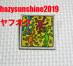 キース・ヘリング KEITH HARING ピンバッジ PIN BADGE NEW YORK HERITAGE ニューヨーク