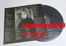 ボニー・タイラー BONNIE TYLER JAPAN 12 INCH LP スピード・オヴ・ナイト FASTER THAN THE SPEED OF NIGHT TOTAL ECLIPSE OF THE HEART_画像3