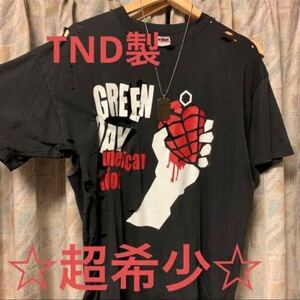 ヴィンテージAmerican Idiot Green Dayシャツ90s 古着 半袖 Tシャツ バンド 