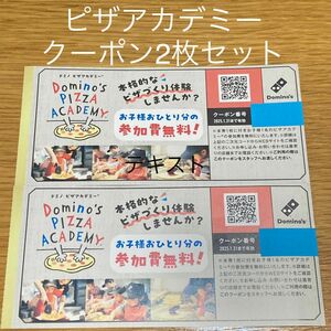 ドミノ・ピザ ピザアカデミー クーポン 2枚セット