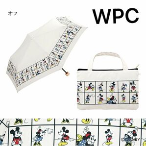 wpc 雨傘 折りたたみ傘 ディズニー ミッキー＆ミニー