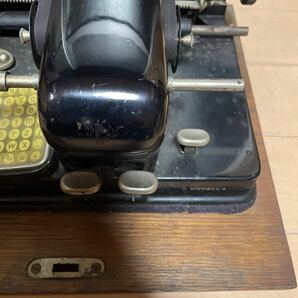 ヴィンテージ タイプライター 独MIGNON 100年前 超レアの画像5