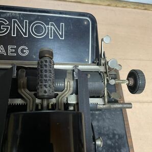 ヴィンテージ タイプライター 独MIGNON 100年前 超レアの画像4