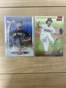 TOPPS 2022 ダルビッシュ有　stadium club red foil 、stars of mlb インサート2枚セット　パドレス　San Diego Padres