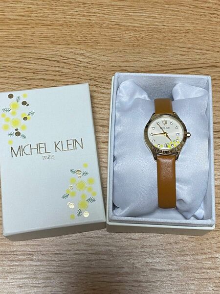 ミッシェルクラン 時計 ミモザの日限定モデル MICHELKLEIN 腕時計 レディース アイボリー AJCT703