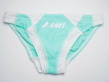 A-SURF/SURF BLADE ミントグリーン×ホワイト Sサイズ 検索／競パン arena mizuno SPEEDO SURF BLADE AQUX_画像1