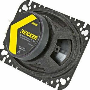 正規輸入品 KICKER キッカー 10×16cm 楕円形 同軸 コアキシャル 2way スピーカー CSC464（2本1組）の画像8