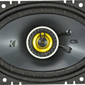 正規輸入品 KICKER キッカー 10×16cm 楕円形 同軸 コアキシャル 2way スピーカー CSC464（2本1組）の画像2