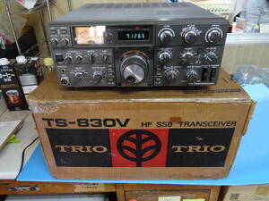 TRIO TS-830V power supply cable box attaching junk treatment 