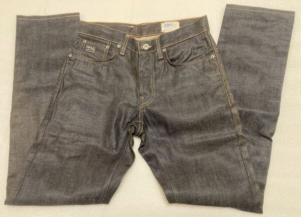 G-STAR RAW 3301 SLIM w28 使用感少ない 濃紺 イタリア製