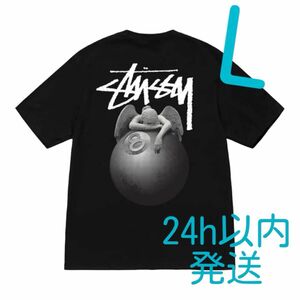 【新品・未使用】STUSSY ステューシー エンジェル Tシャツ ブラックL Tee 黒