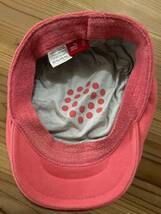 送料込み！PUMA スウェット ハンチング ピンク プーマ 帽子 GOLF ゴルフウェア 56-58センチ ハンチングキャップ ゴルフキャップ_画像6