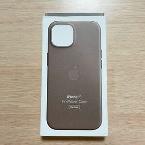 ★新品★ Apple アップル 純正 iPhone 15 ファインウーブンケース・トープ 新品　285B3