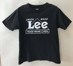 Lee リー トップス 半袖Tシャツ メンズ サイズS ブラック×ホワイト ［WT-1831］