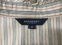 BURBERRY LONDON バーバリー ロンドン トップス 長袖ブラウス レディース サイズ40 ベージュ×レッド×ブラック [WT-1985]_画像5