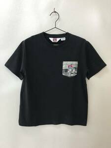 BEN DAVIS ベンデイビス トップス 半袖Tシャツ メンズ Mサイズ ブラック サルのマーク [WT-1967]