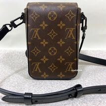 国内正規品 極美品 LOUIS VUITTON ルイヴィトン Sロック ウェアラブル ウォレット ショルダーバッグ モノグラムマカサー BOX・保存袋_画像2