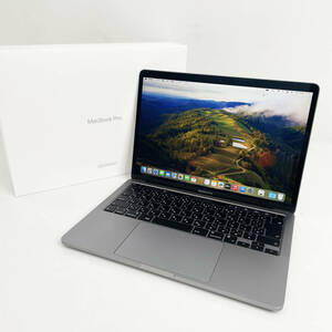 中古美品☆Apple MacBookPro Late2020 FYD82J/A M1 8コア メモリ8GB SSD256GB 8コアGPU 最大容量94% Sonoma MYD82J/A 動作良好 送料無料