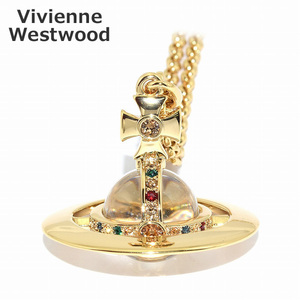 Vivienne Westwood （ヴィヴィアンウエストウッド） ペンダント ネックレス 63020096-02R001 スモールオーブ ゴールド アクセサリー メンズ レディース