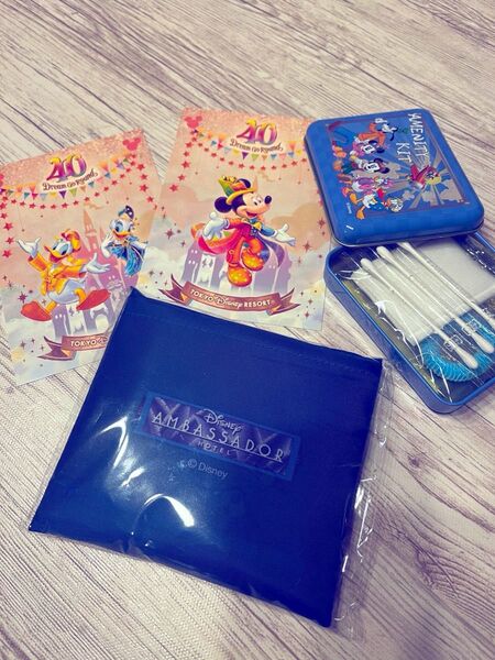 ディズニーアンバサダーホテル 宿泊特典 エコバッグ アメニティグッズ 40周年