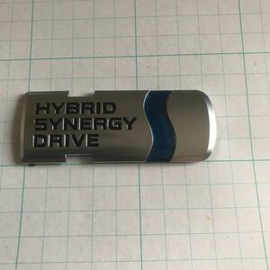 トヨタHYBRID SYNERGY DRIVE エンブレム 