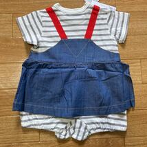 70サイズ☆半袖ロンパース☆未使用☆夏物☆女の子☆3枚セット☆Ampersand1枚☆_画像3