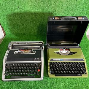 タイプライター　SILVER-REED750　Olivetti lettera タイプライター　昭和　レトロ品