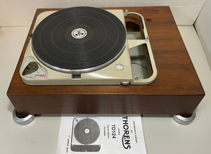 Thorens トーレンス TD124 キャビネット付き 動作良好