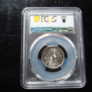 ●★／PCGS／MS-66／鳳凰100円銀貨／昭和32年（1957年）／完未使用／★●  の画像4