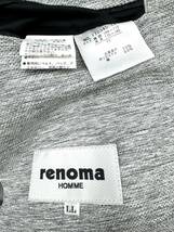 新品同様!!　renoma HOMME レノマ オム 　春夏　ジャケット　グレー　サイズ　LL_画像5